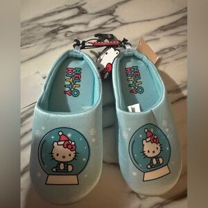 BNWT Hello Kitty Blue Slippers